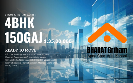 4 BHK Ready-to-Move Builder Floor for Sale Near Dwarka Mor Metro | 150 Gaj