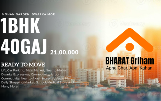 1BHK 40GAJ Near Dwarka Mor Metro